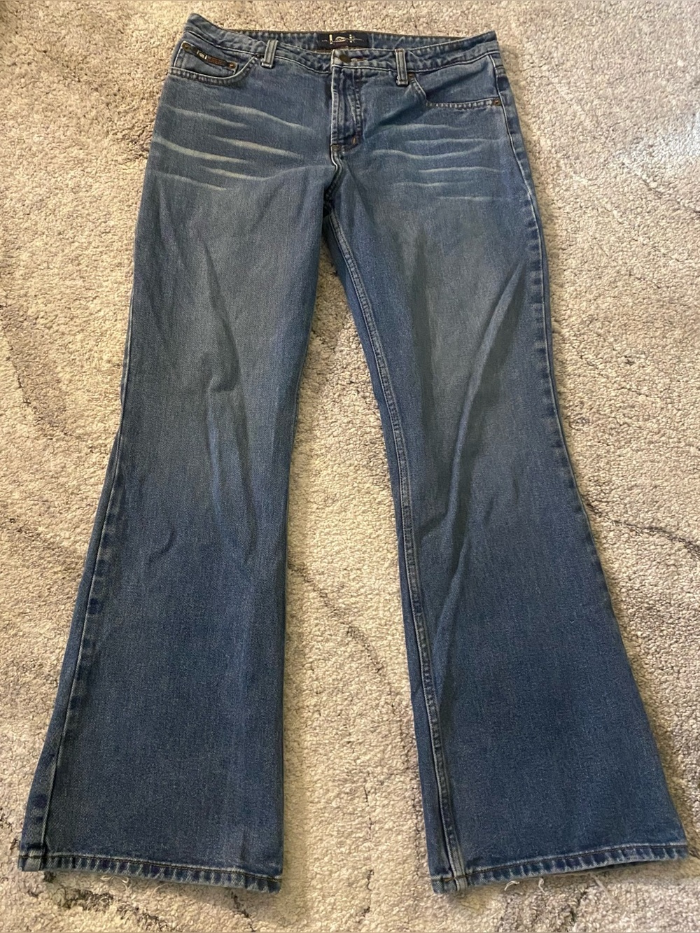 L.E.I. 90’s Y2K Flare Jeans Size 13 - Picture 2 of 6